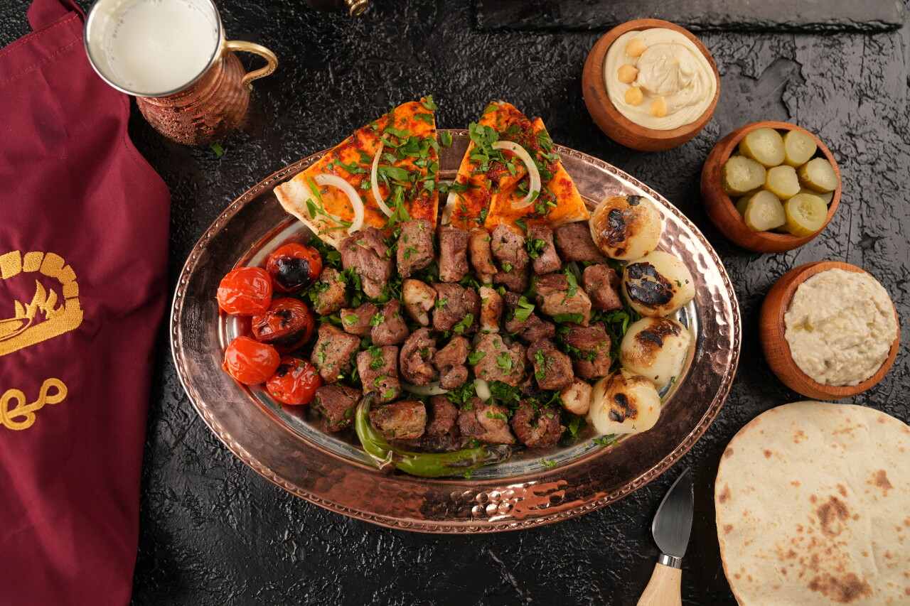 مشكل لحم شقف وكباب